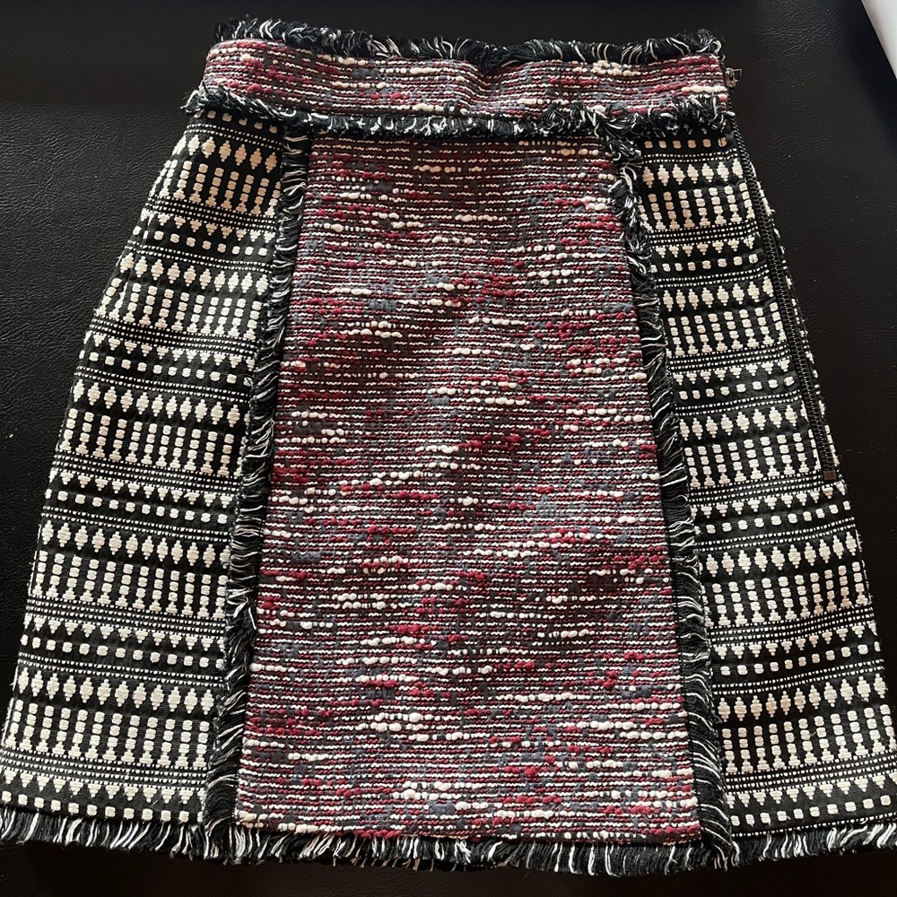 High waist mini skirt